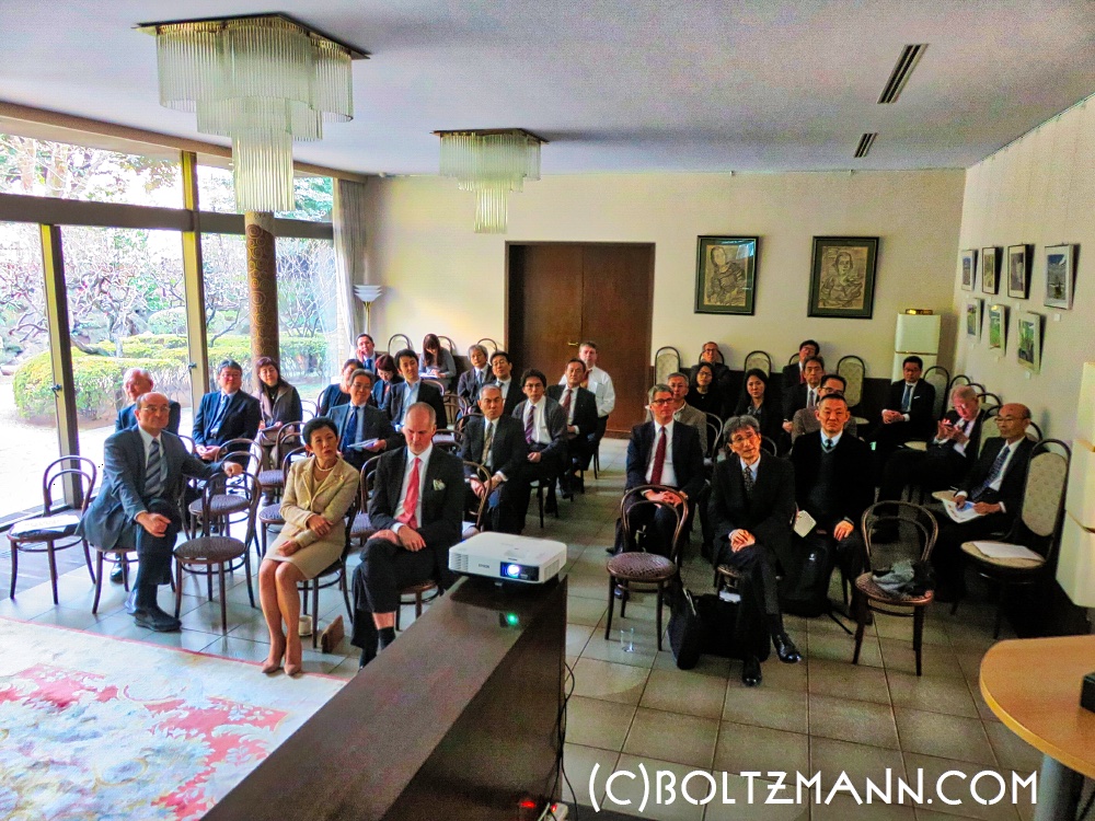 10th Ludwig Boltzmann Forum 2018, Tuesday 20 February 2018 at the Embassy of Austria in Tokyo
