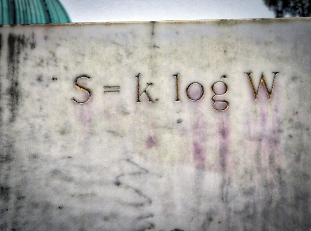 Ludwig Boltzmann S=k log W